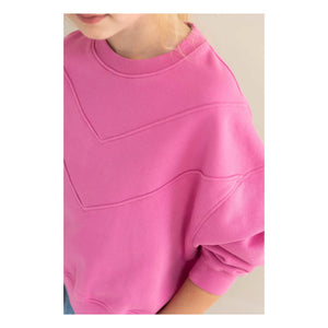 Jenest - Tammie Bio-Baumwoll-Sweatshirt | Fuchsia