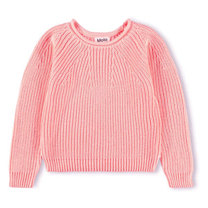 Molo - Gaye Organic Cotton Sweater | Peach