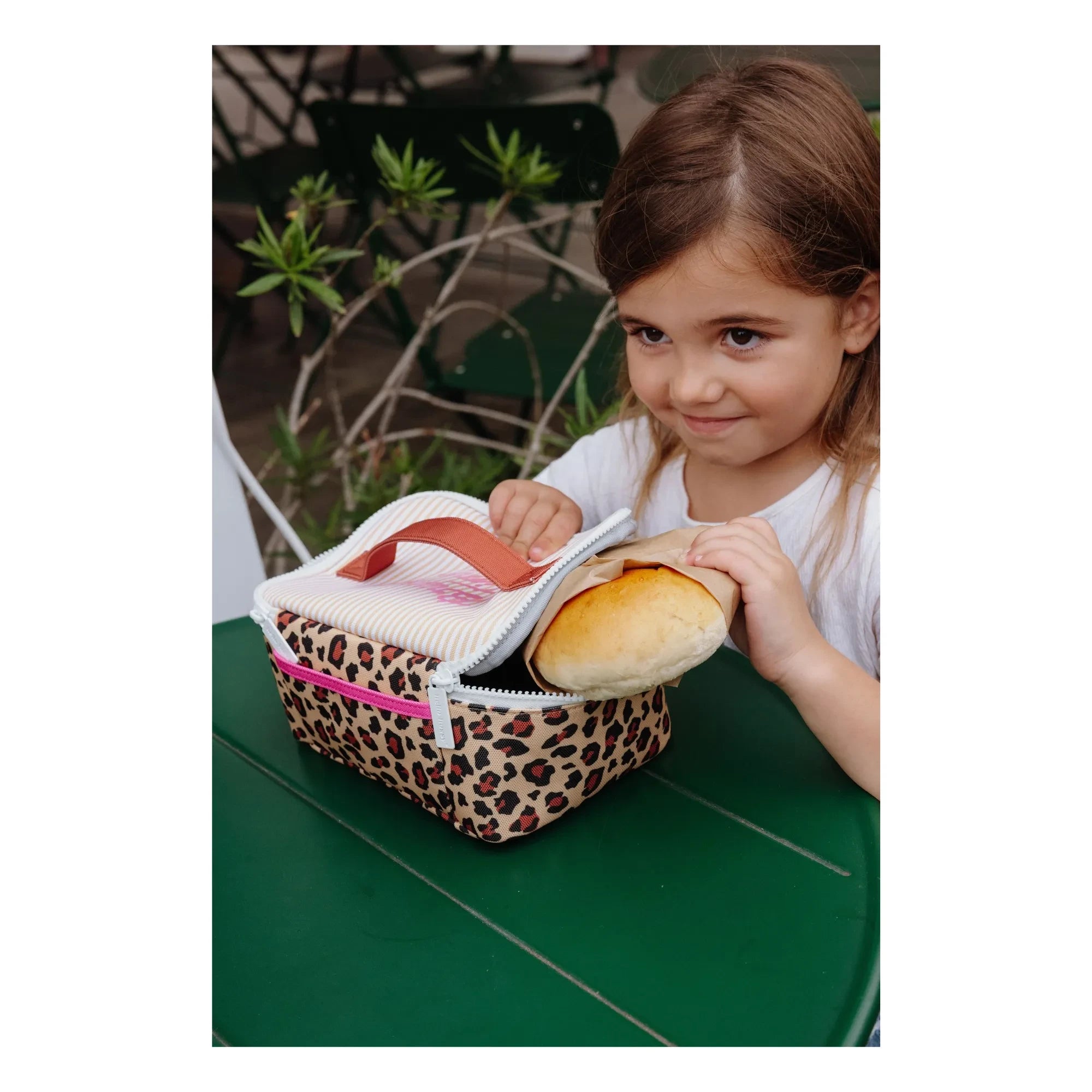 Hello Hossy - Mini Leopar Isı Yalıtımlı Yemek Kutusu | Kahverengi