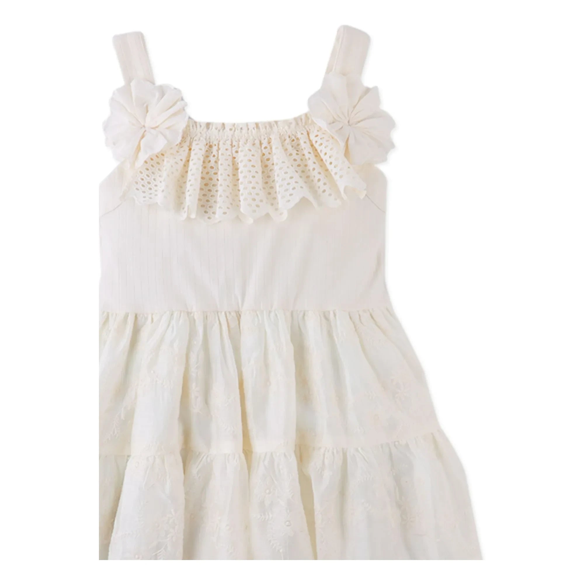 Gingersnaps - Robe Volants Addison Tencel | Ekru