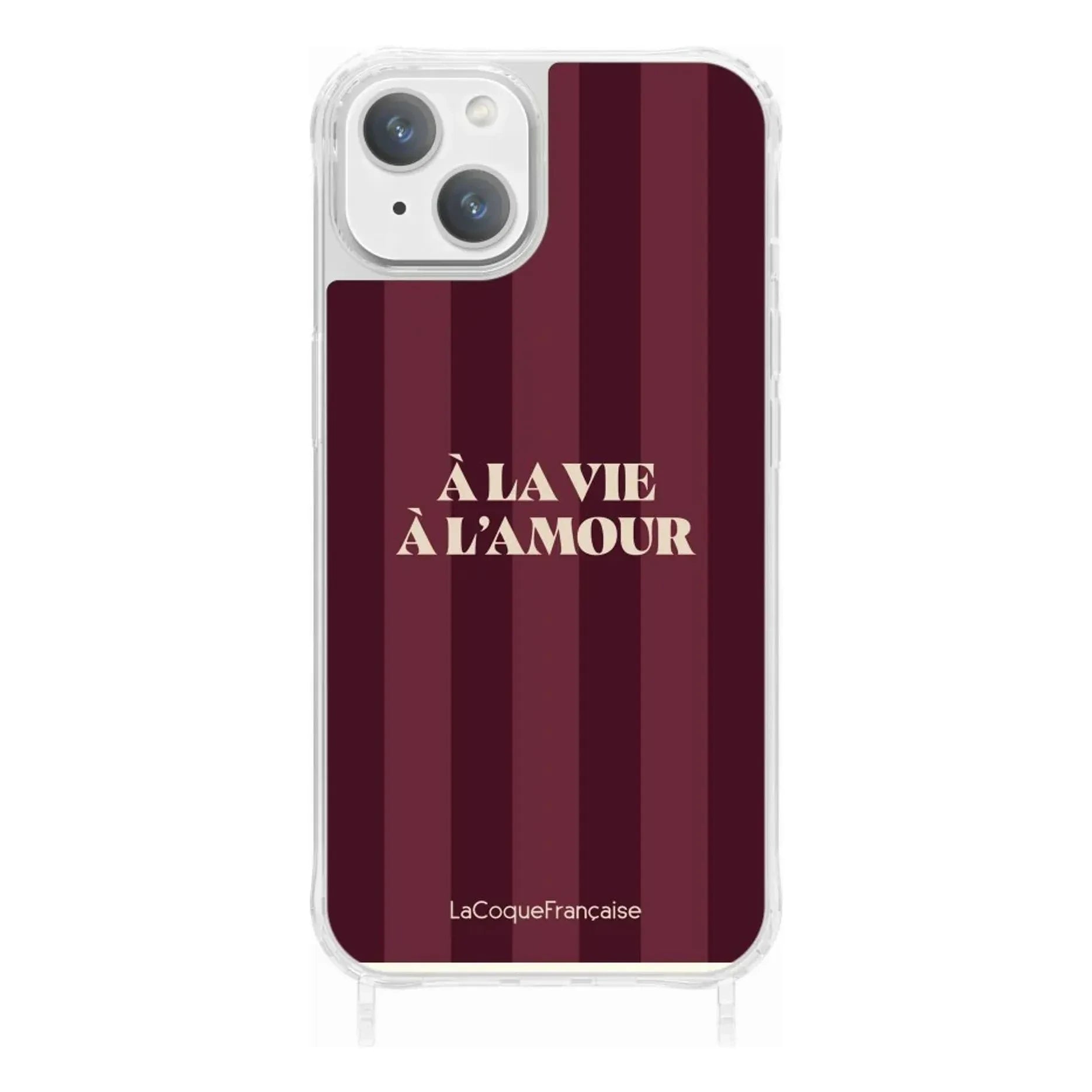 LaCoqueFrançaise - Coque Iphone A La Vie A l'Amour | Bordo