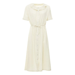 Poudre Organic - Camarine Kleid - Damen Kollektion | Creme
