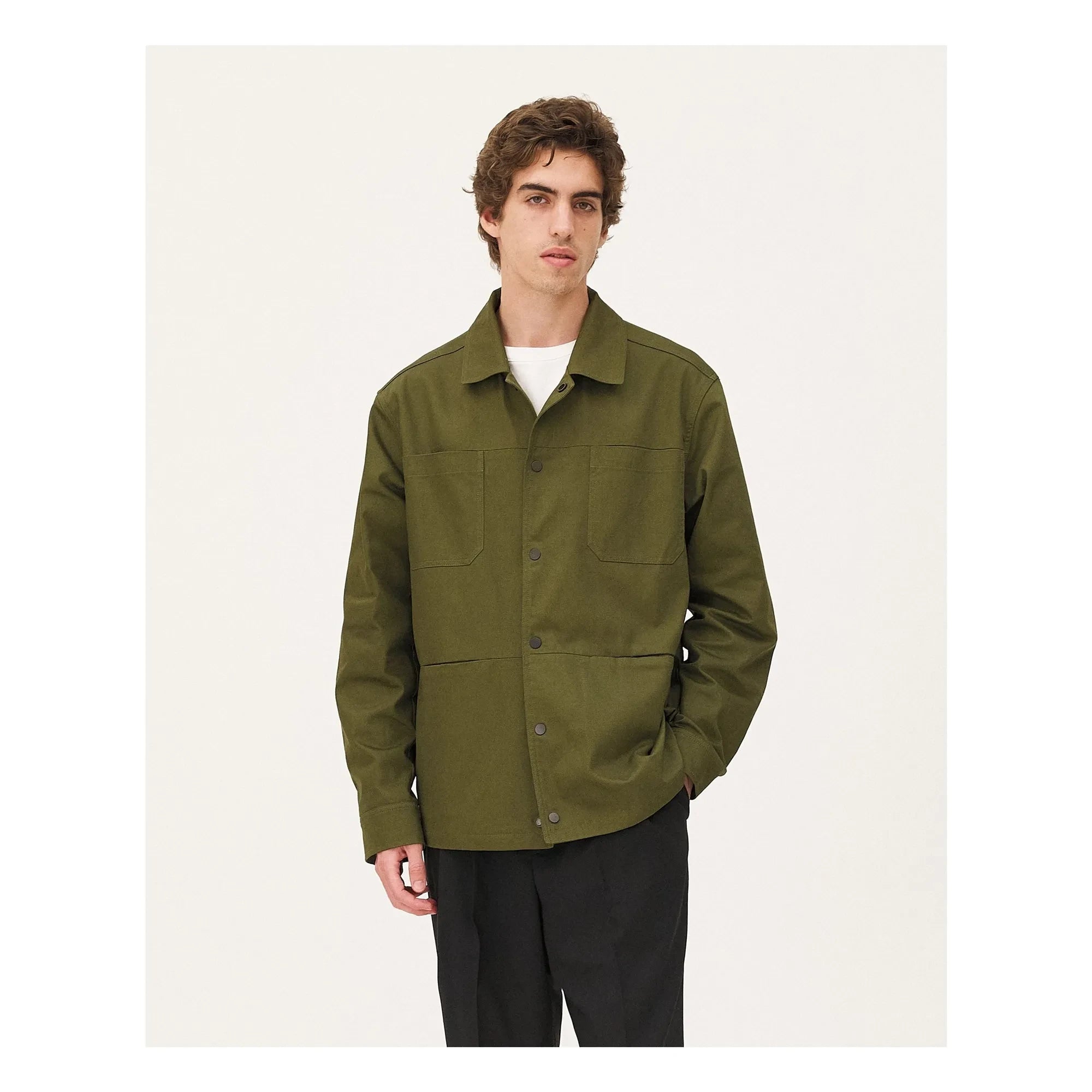 Noyoco - Vancouver Organik Pamuk Ceket | Forest Green