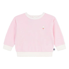 Petit Bateau - Pembe Buz Süngeri Sweat
