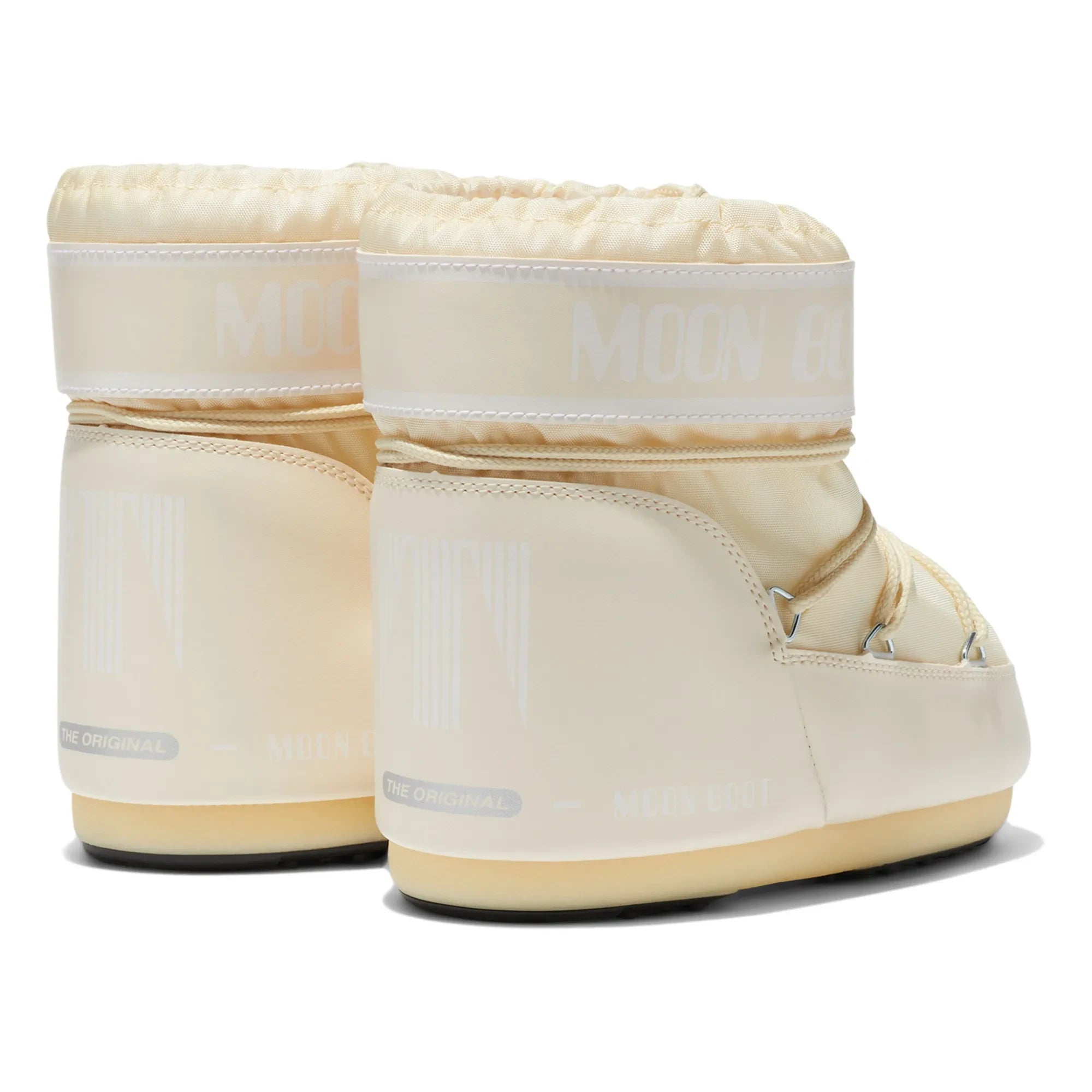 Moon Boot - Nylon Low-Top Moon Boots | Ecru