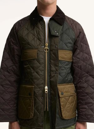 Barbour - Bedale SugarLump Quilted Jacket | Khaki