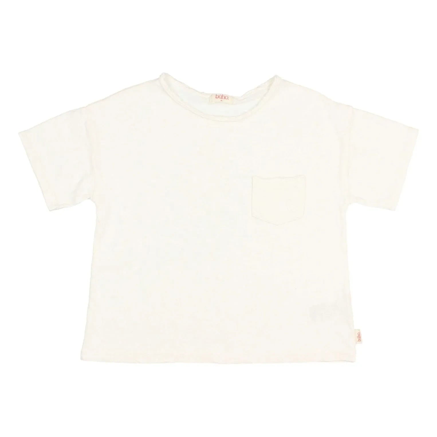 Búho – T-Shirt mit Leinentasche | Weiß