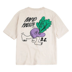 Bobo Choses - Rapid Radish Oversize Tişört Organik pamuk | Beyaz