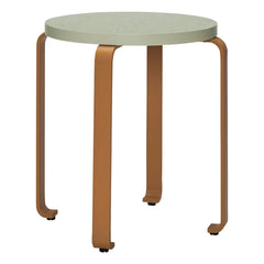 Hübsch - Smile Stool | Orange Rouille