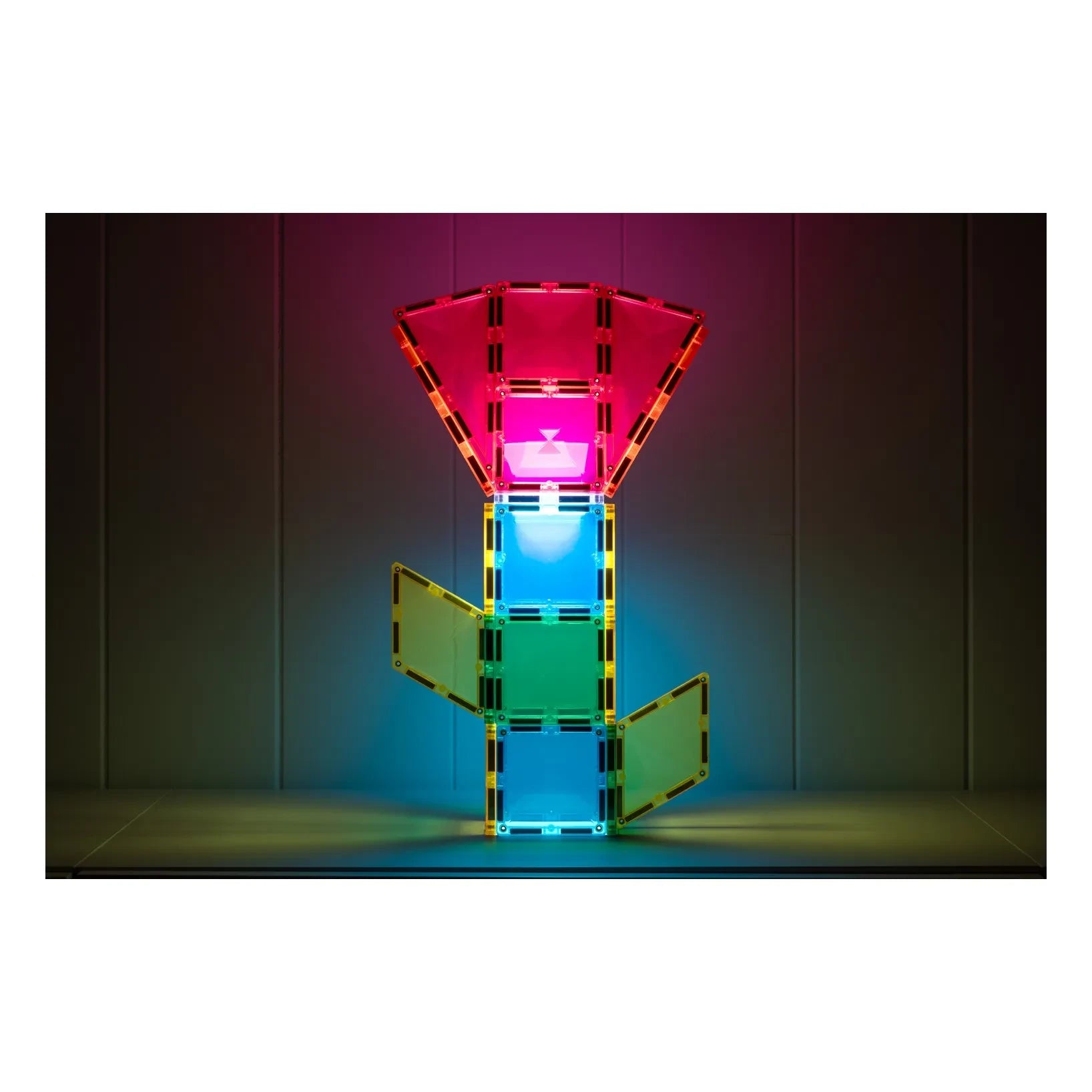 Connetix - Light Rocket Pack - 30 parça | Rainbow