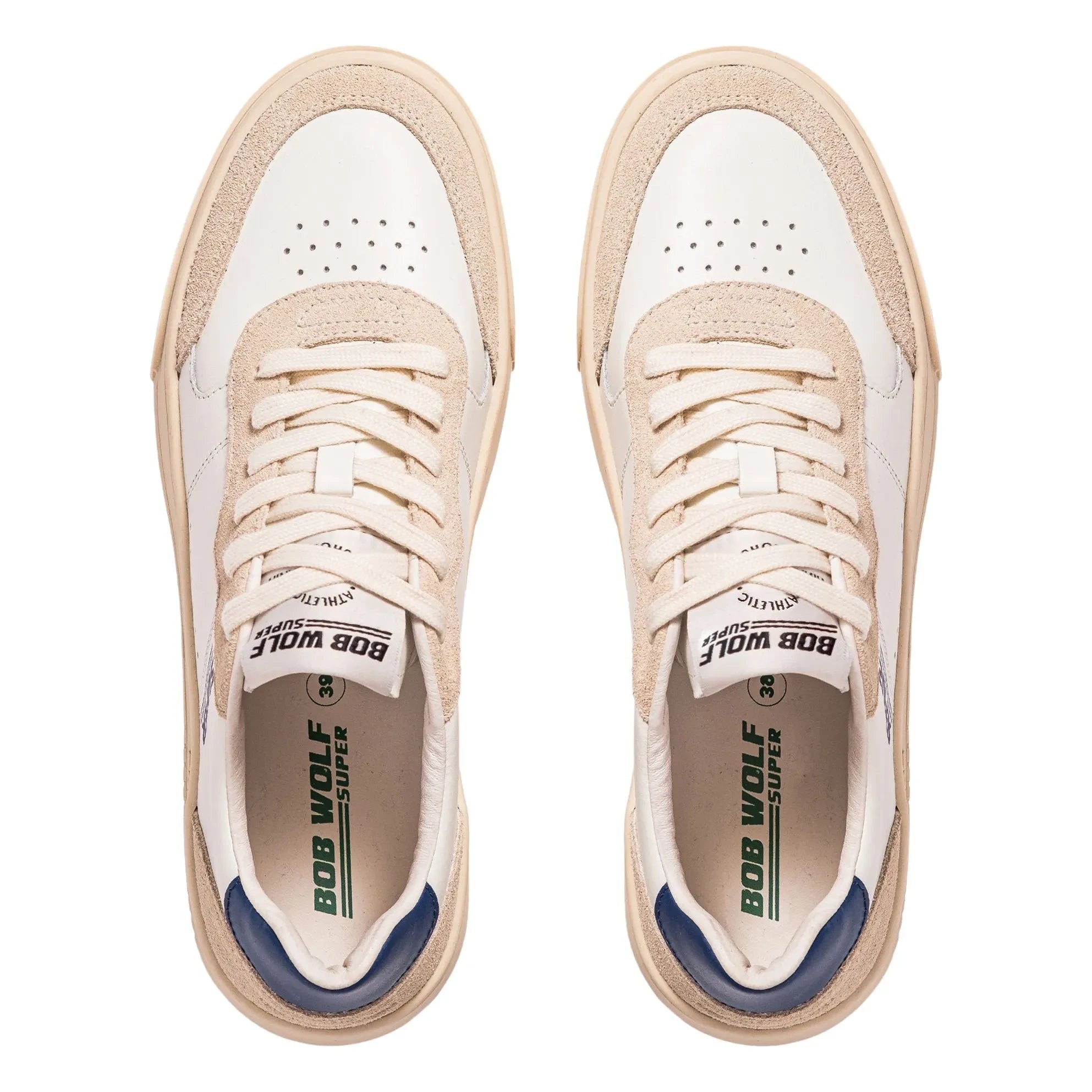 Bob Wolf - Legacy '76 Deri ve Süet Sneakers | Kum