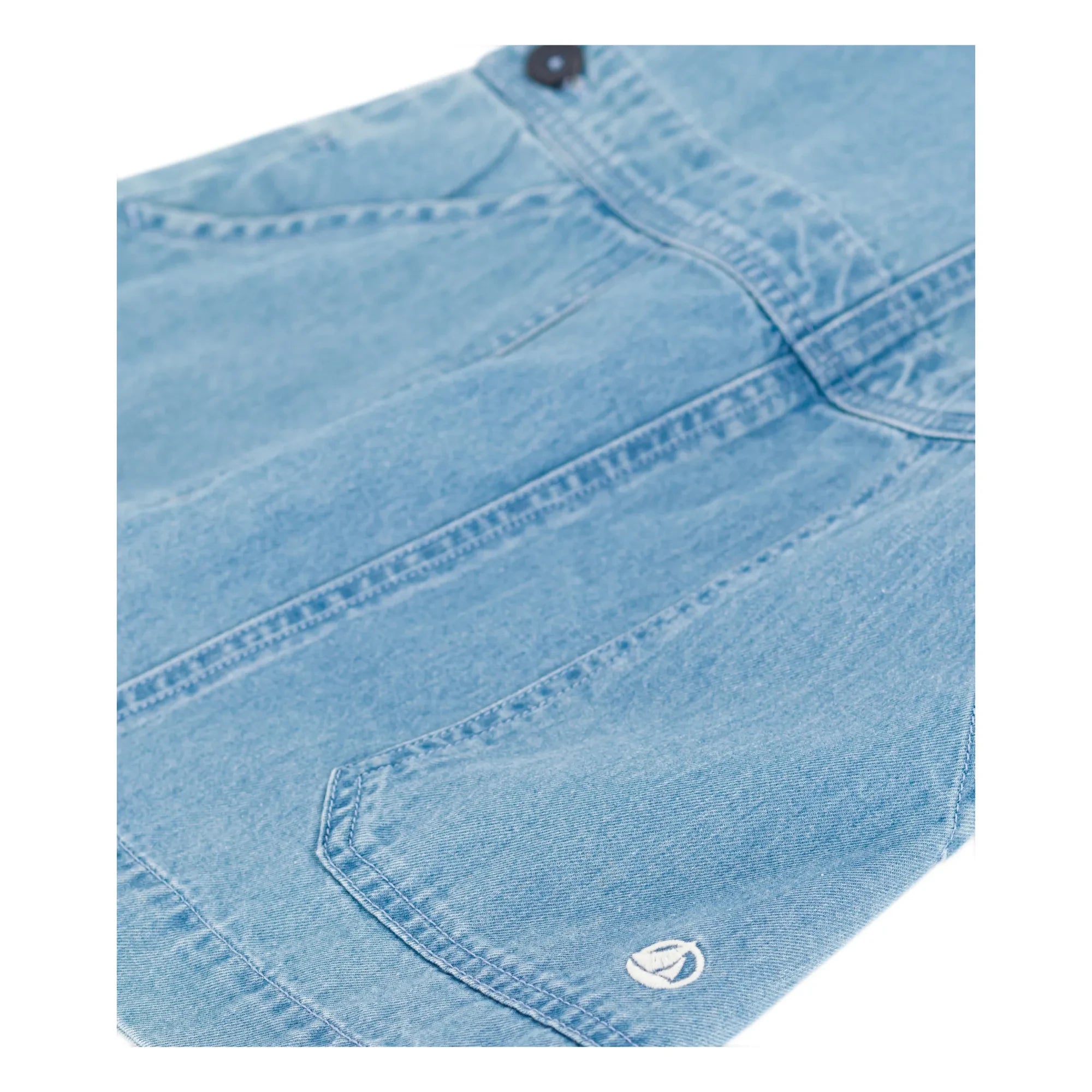 Petit Bateau - Meduse Jeans-Tulum-Kleid | Jeansblau