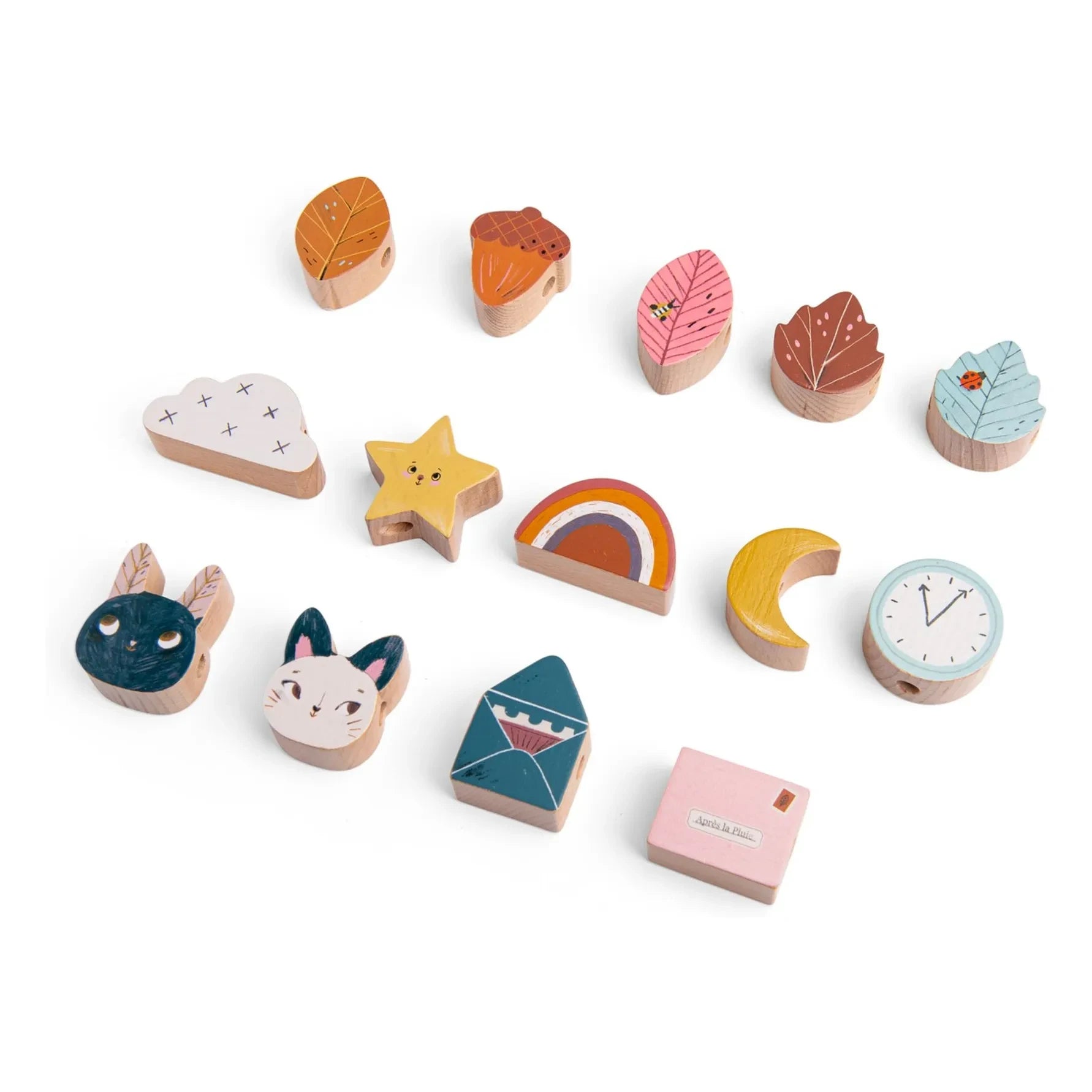 Moulin Roty - Threading beads - Après la pluie