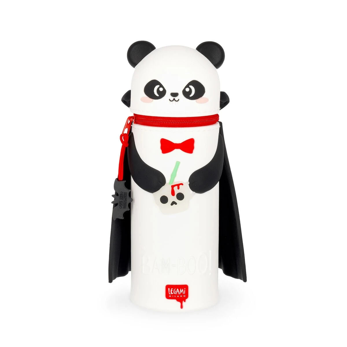 Legami - Panda Bam-Boo 2'si 1 Arada Silikon Kalem Kutusu - Şirin
