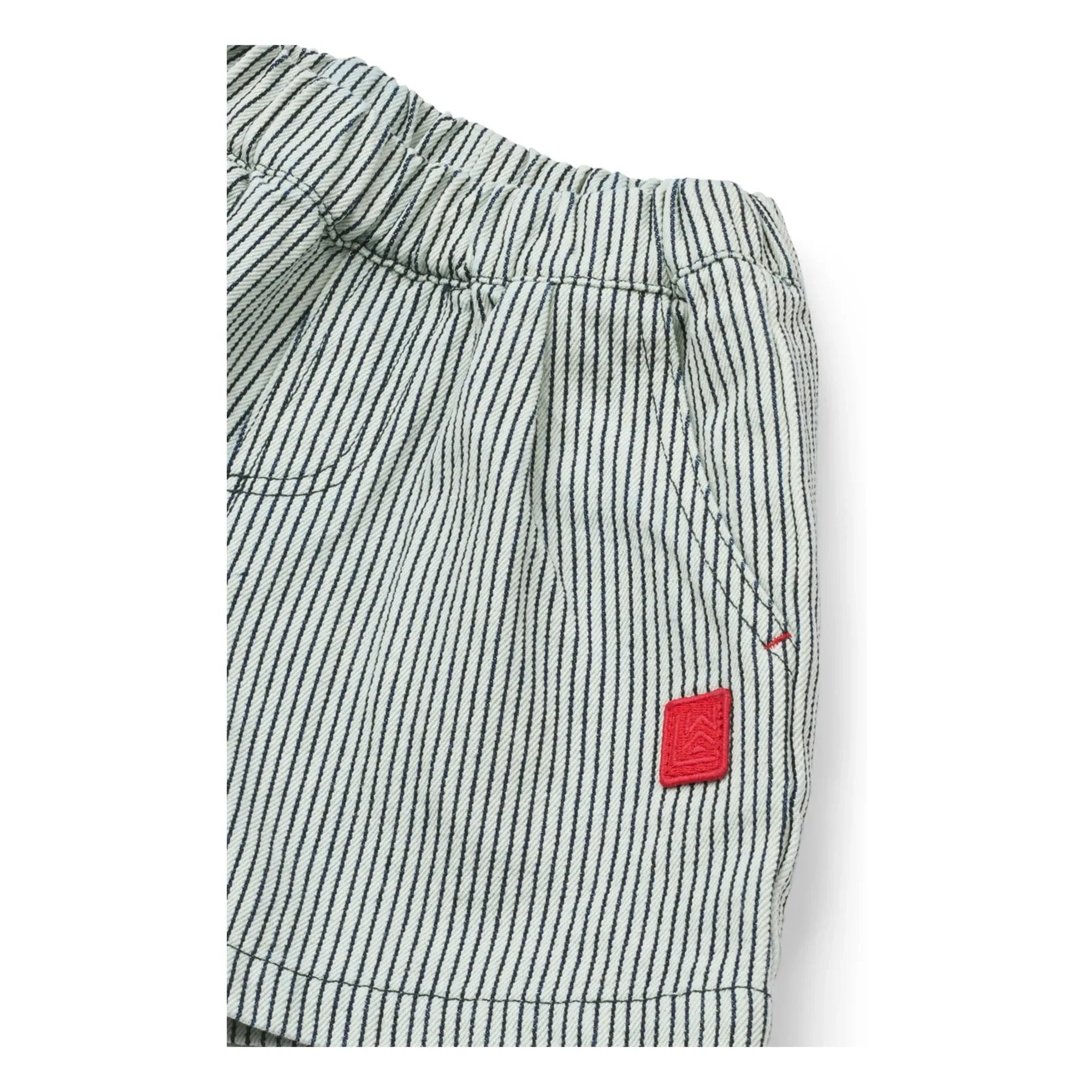 Liewood – Borrisa Gestreifte Jeansshorts | Marineblau
