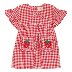 SISSEL EDELBO - Ohio Vichy Kleid - Kinderkollektion | Rot