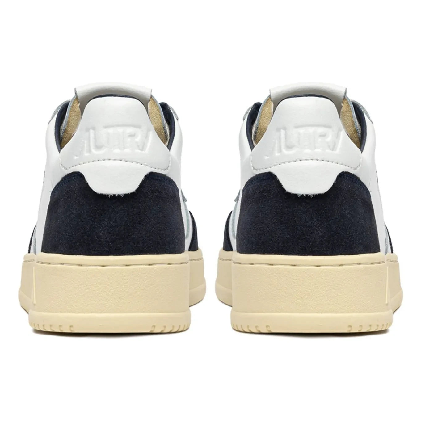 Autry - Medalist Low Leather and Suede Sneakers | Petrol Blue