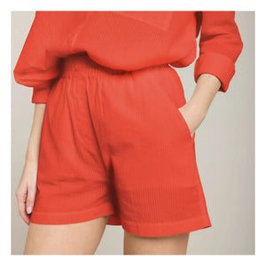 Maison Saint Julien - Short Cap d'Antibes Voile de Coton | Mercan