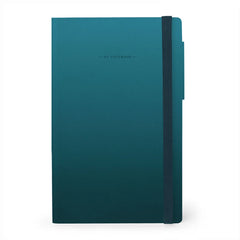 Legami - Dotted Monochrome Soft Cover Notebook - Deep Teal - My Notebook
