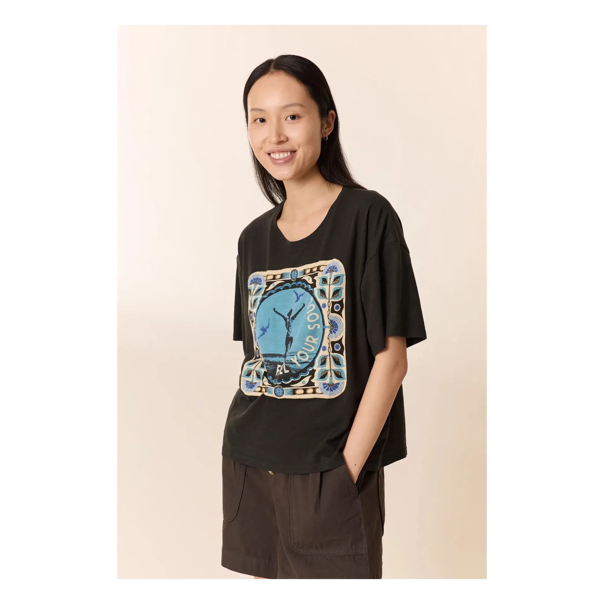 Leon & Harper - T-Shirt Soul Bio-Baumwolle | Schwarz