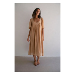 THEAVANT - Jade Baumwoll Voile Kleid | Amber