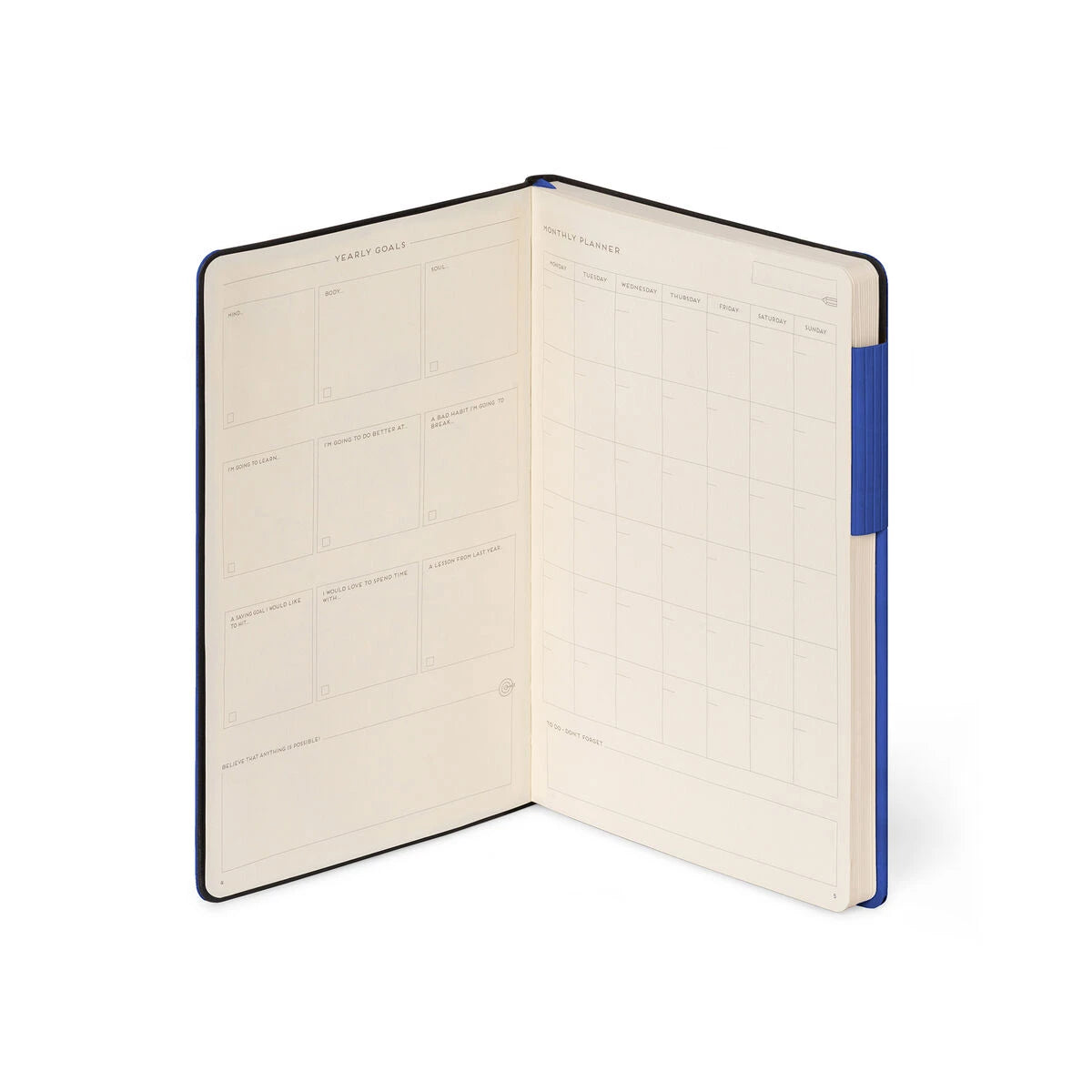 Legami - Lined Defter ile Monochrome Yumuşak Kılıf - Eclectic Blue - My Defter