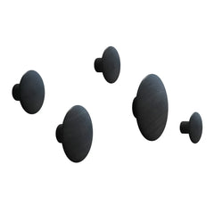 Muuto - 5'li Dots Kanca Seti - Siyah