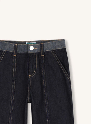 Kenzo - Jeans mit weitem Bein | Dunkelblau