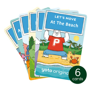 Yoto Player - Yoto Let's Move Holiday Cards - Pack of 6
