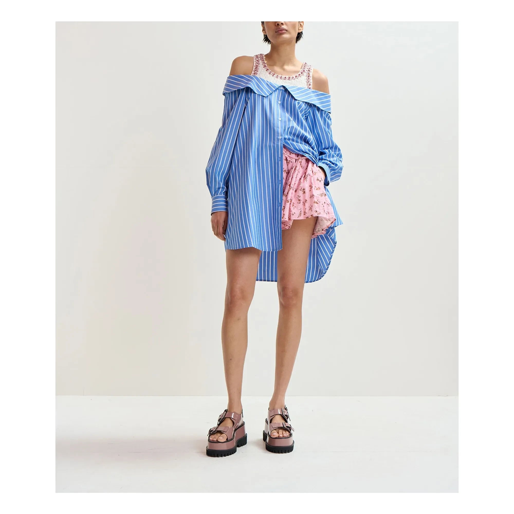 Essentiel Antwerp - Jori Pamuk Elbise | Beyaz