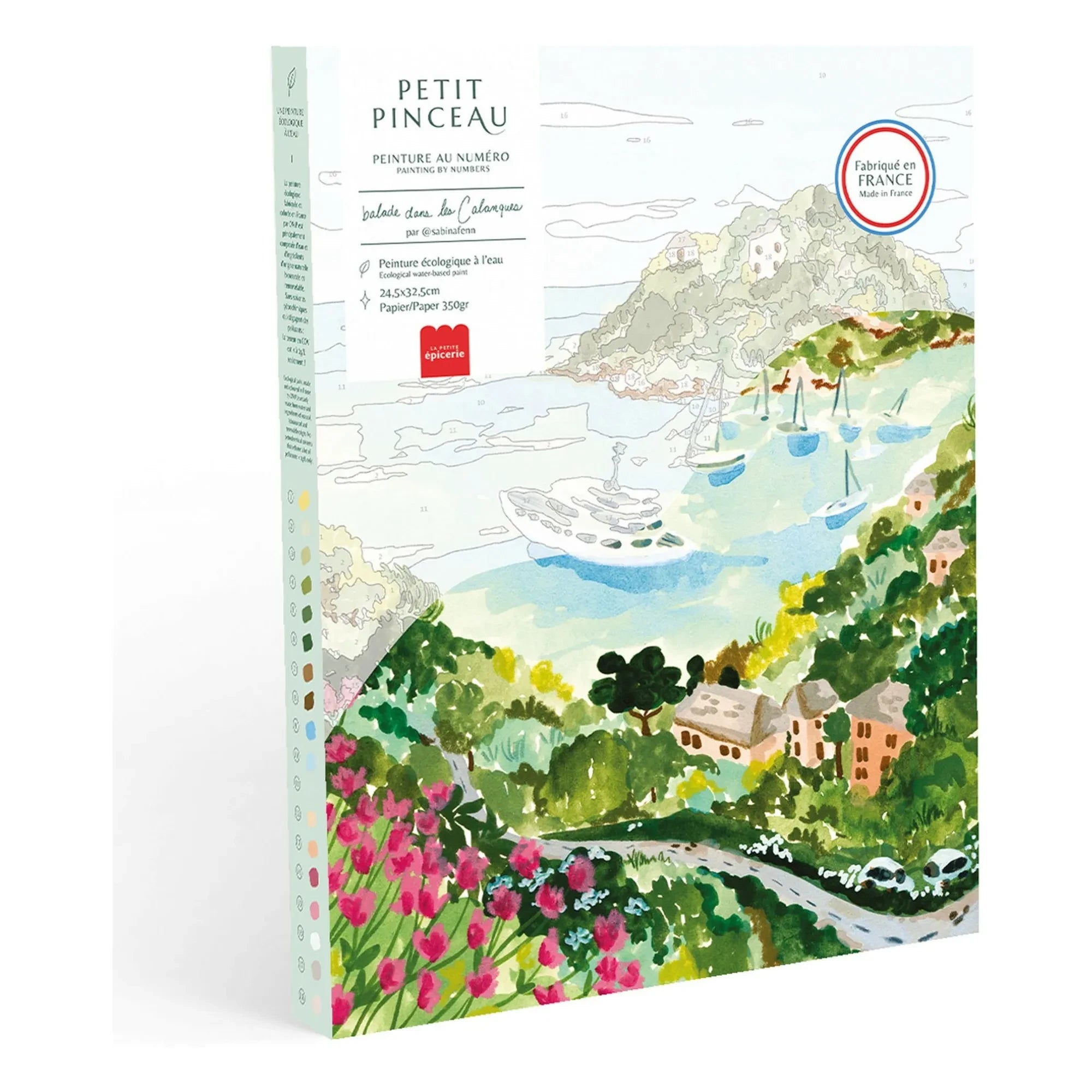 La Petite Épicerie – Malen-nach-Zahlen-Set – Balade dans les Calanques by Sabina Fenn