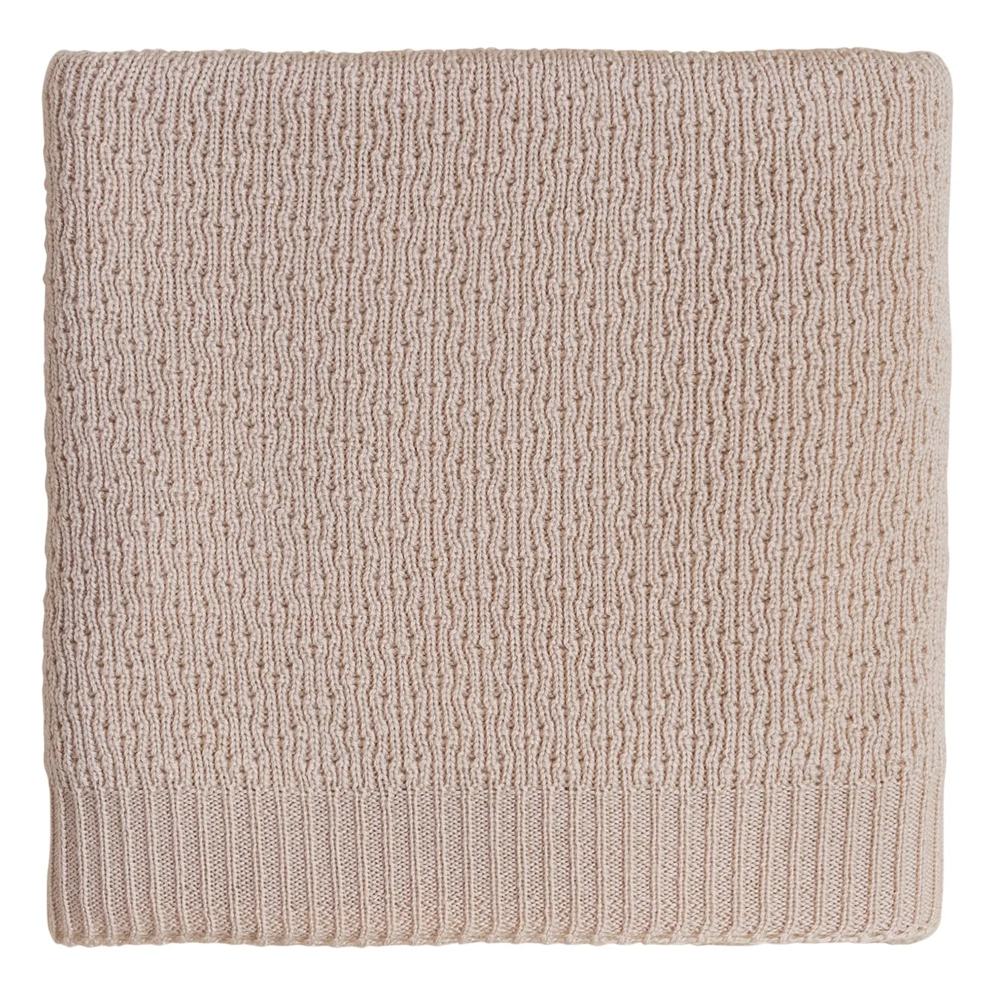 Hvid - Dora Merino Wolldecke | Beige