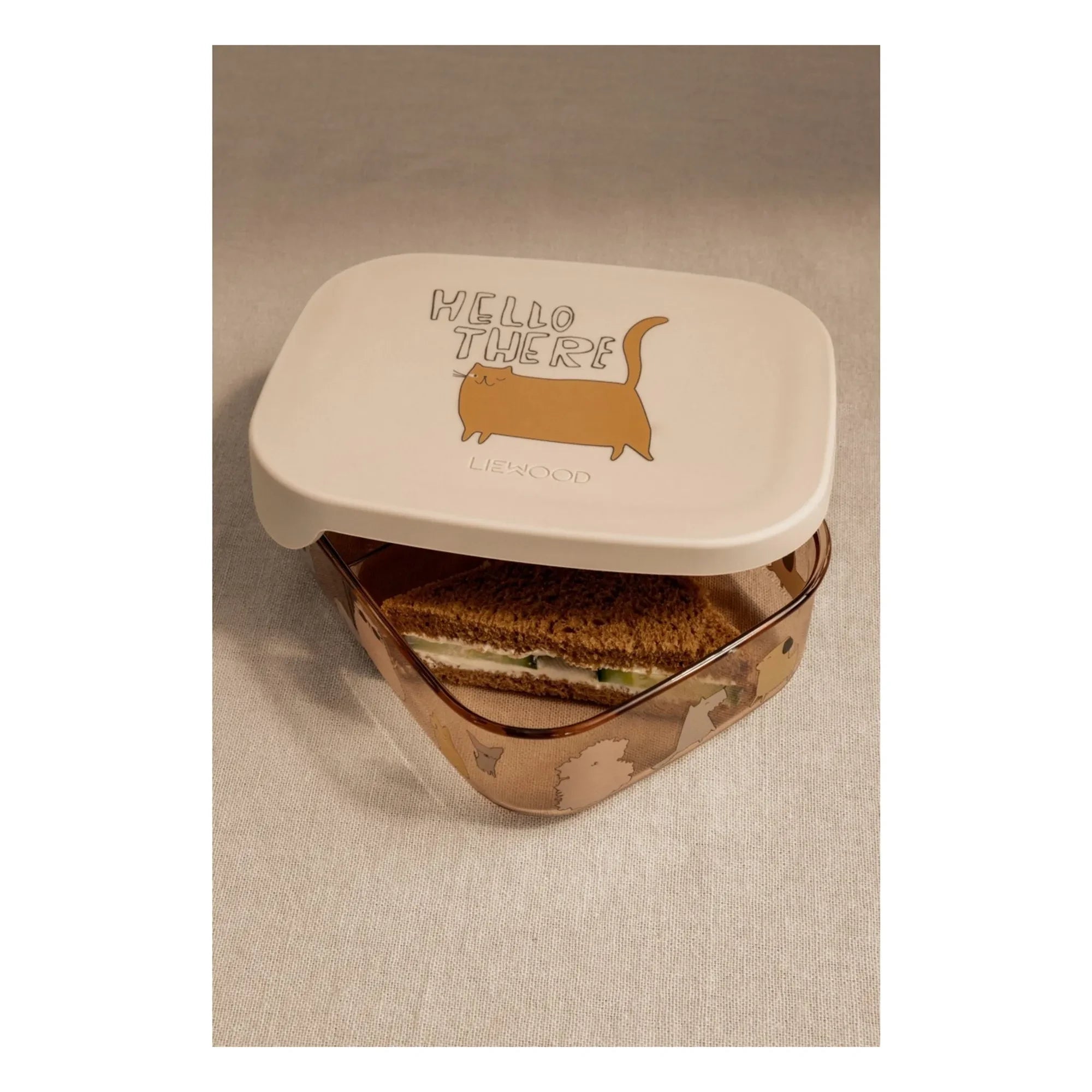 Liewood - Arthur Tritan Brotdose | Cats and Dogs/Sandy