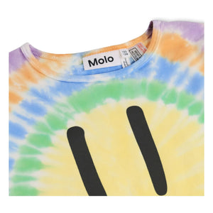 Molo - Short Pajamas Luvis Smile Tie-Dye Organic Cotton | Orange