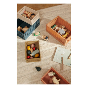Liewood – Weston Faltboxen – 2er Set | Whale Blue