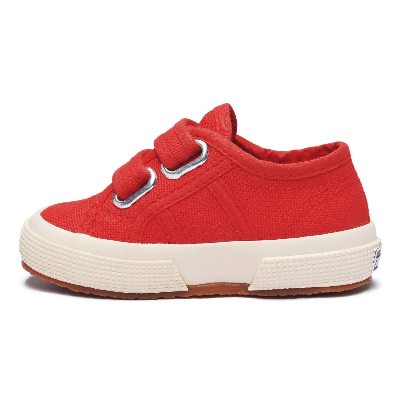 Superga - Low Cotton Velcro Sneakers | Rot