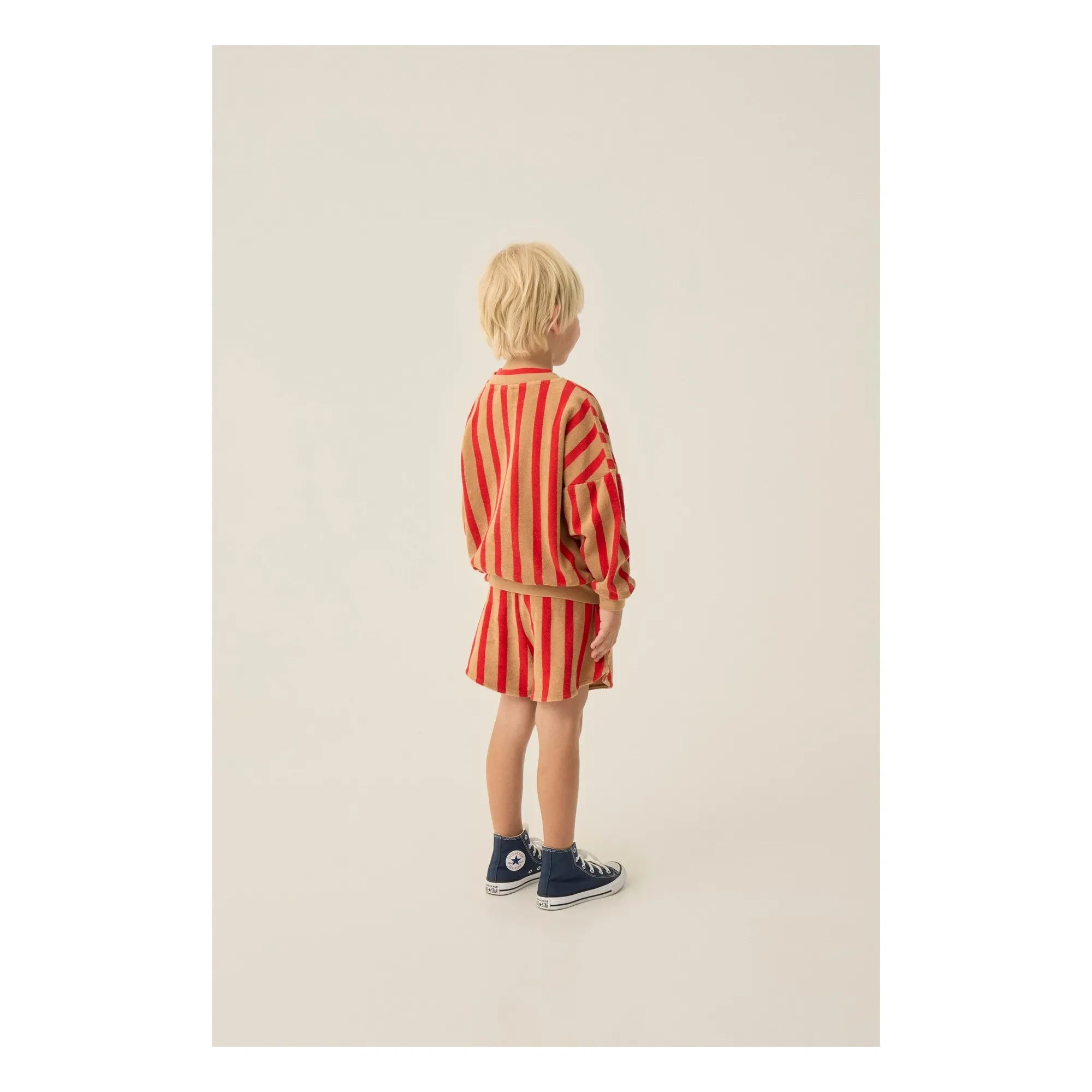 The Campamento – Gestreifte Shorts | Kamel