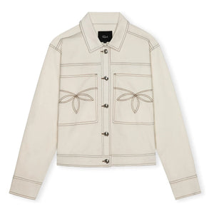 Rails - Briggs Bestickte Jacke | Elfenbein