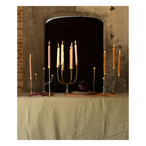 Doing Goods - Misty Recycled Brass Dreifacher Kerzenständer | Gold