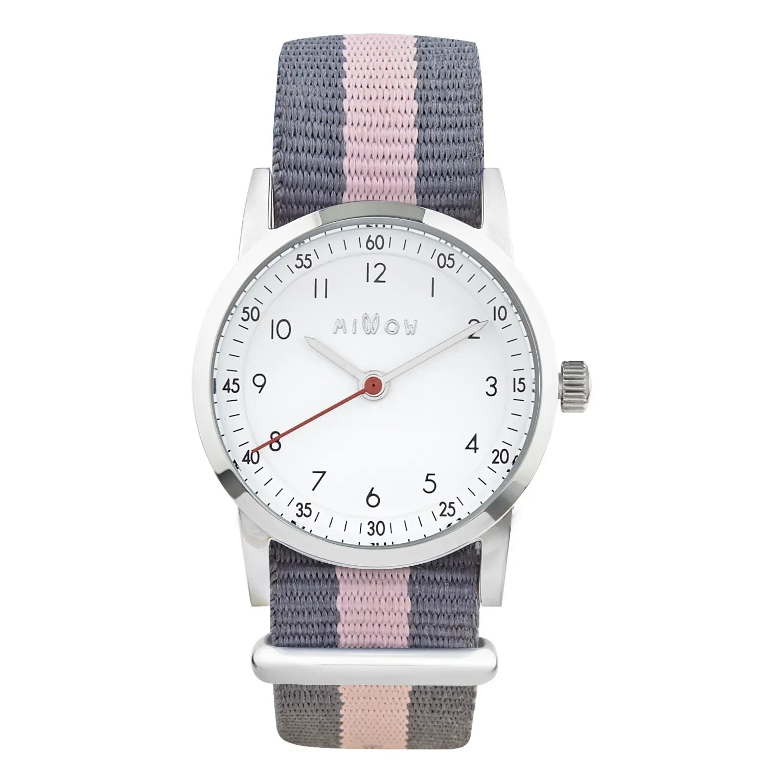Millow - Blossom Watch Çizgili Bileklik | Açık Pembe