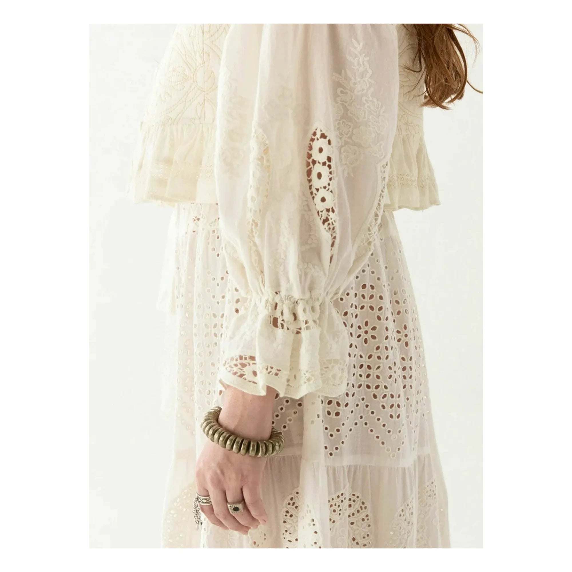 Maison Hotel - Canterbury Patch Kleid Lilibet | Weiß