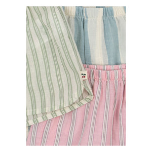 Konges Sløjd - Set of 3 Original Striped Organic Cotton Shorts | Pink