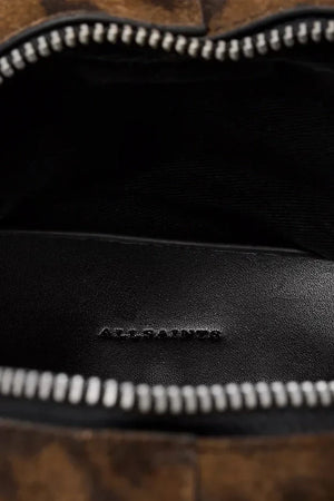 AllSaints ROSALIE kadın süet crossbody çanta