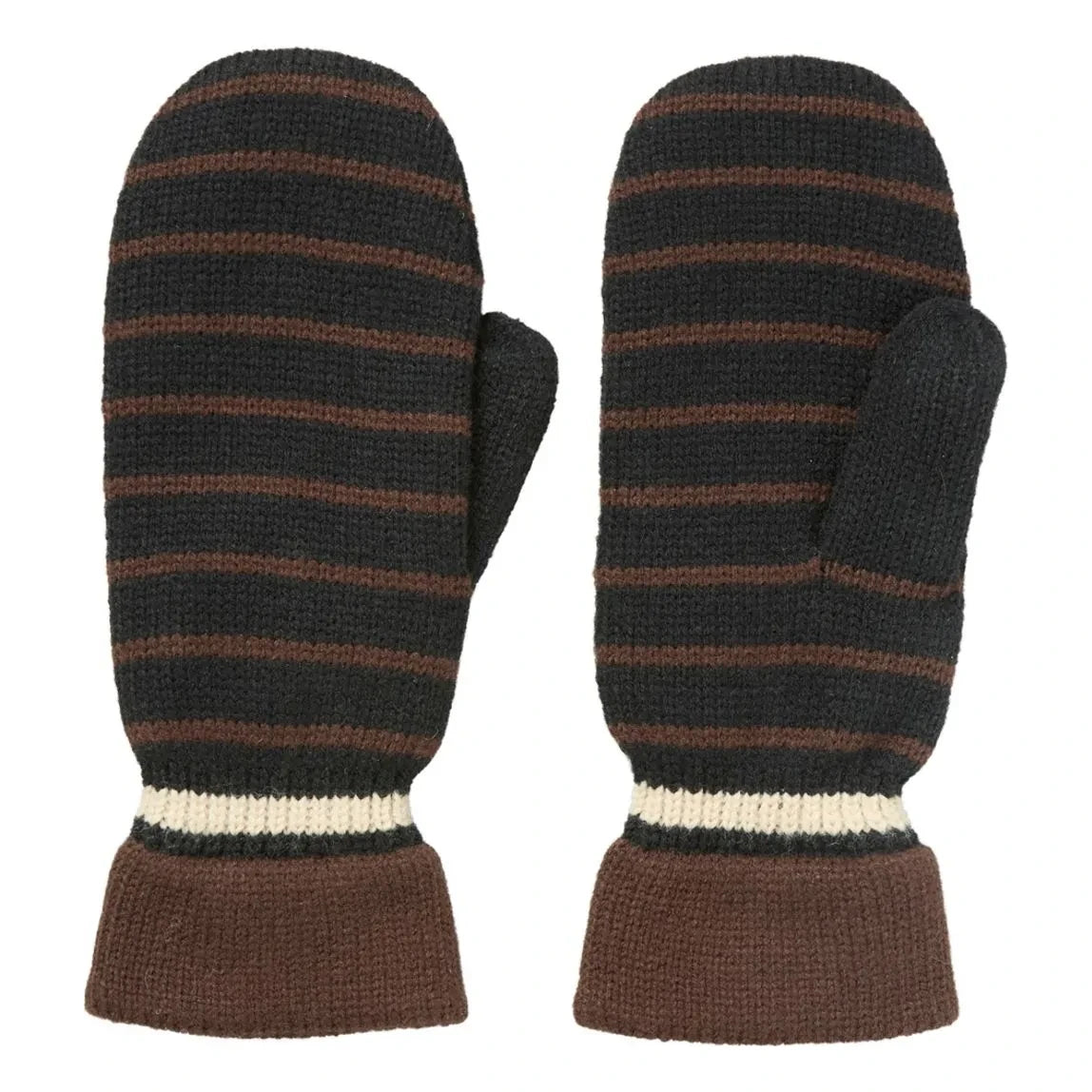 Becksöndergaard - Striped Emerald Gloves | Black