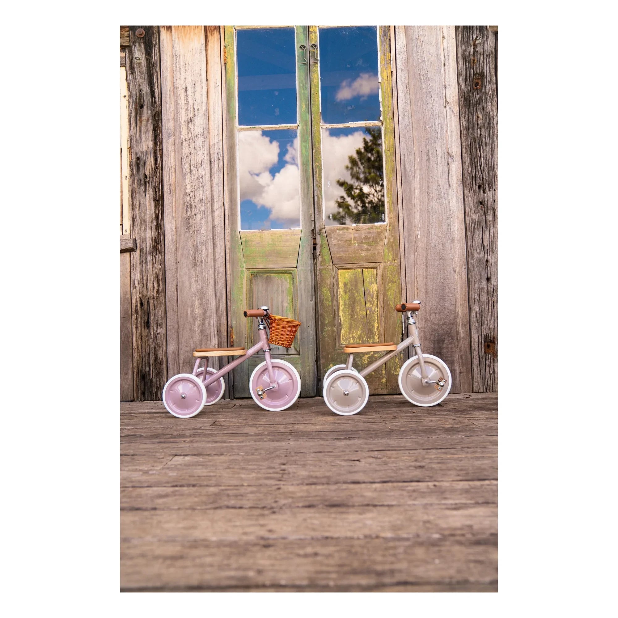 Banwood - Dreirad aus Metall und Holz | Beige