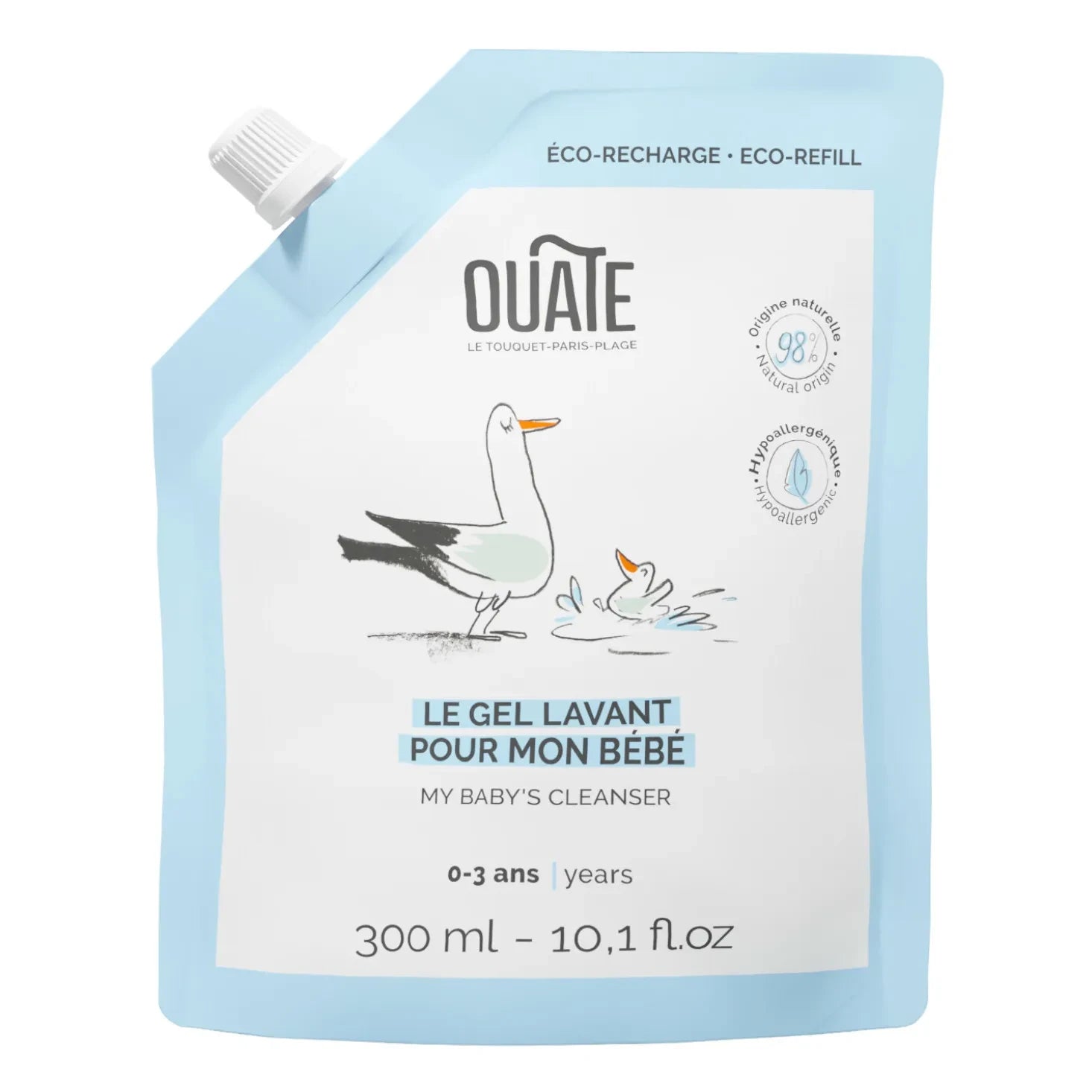 Ouate - Bebeklerim için yıkama jeli - yedek dolum - 300 ml
