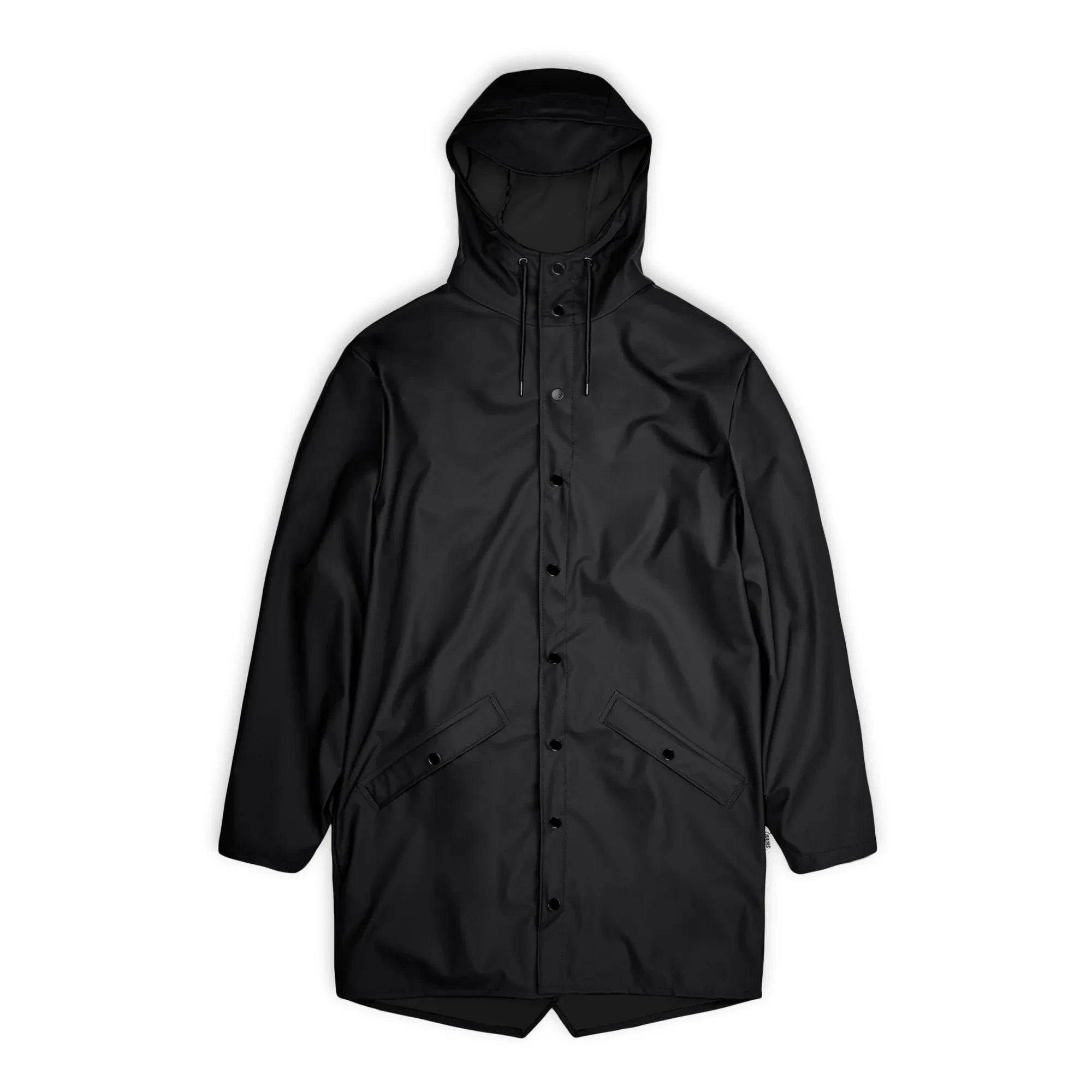 Rains - Unisex Uzun Su Geçirmez Waxcoat | Siyah