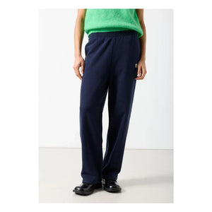 American Vintage - Plizzy Baumwoll-Jogger | Marine