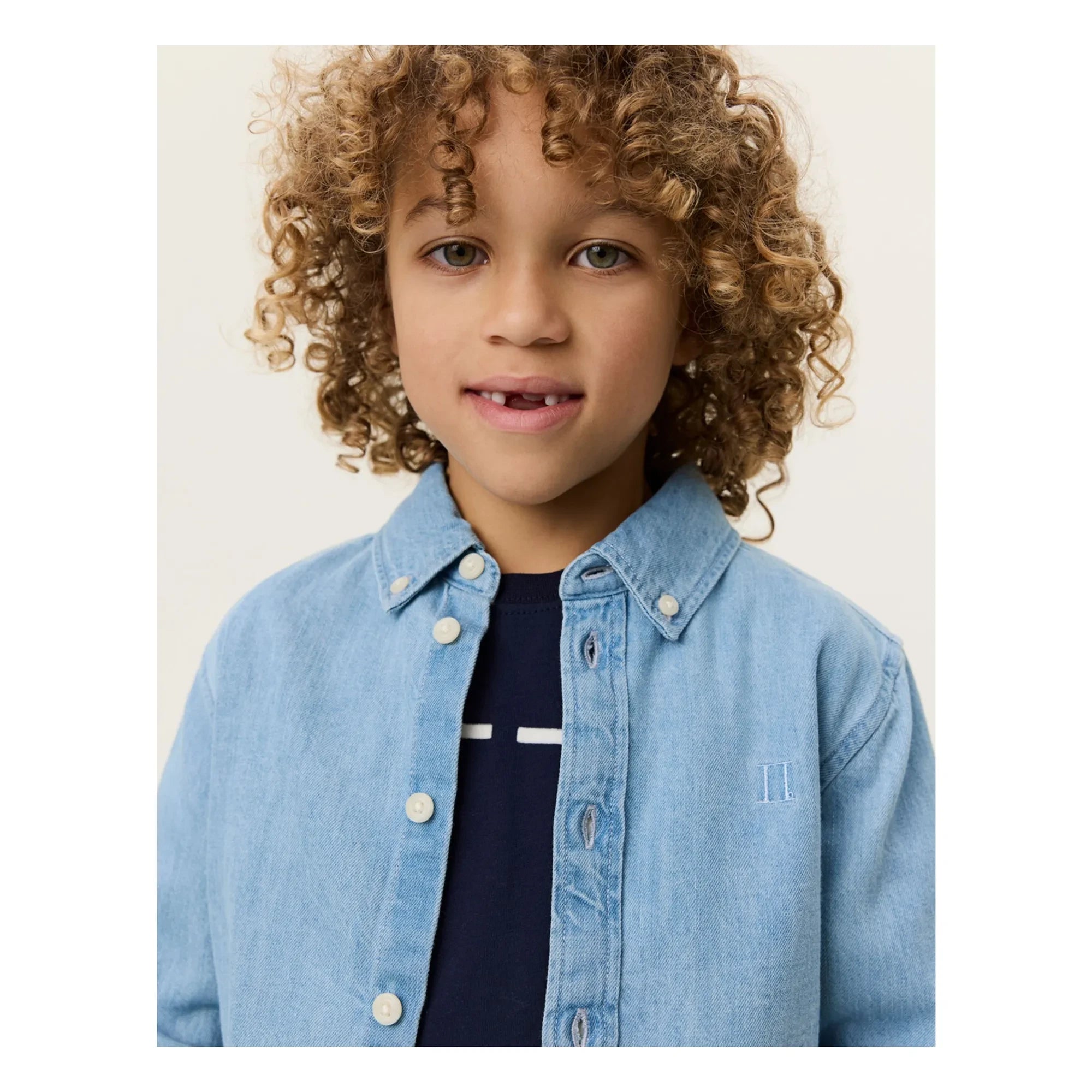Les Deux - Konrad Denim Shirt | Washed Blue