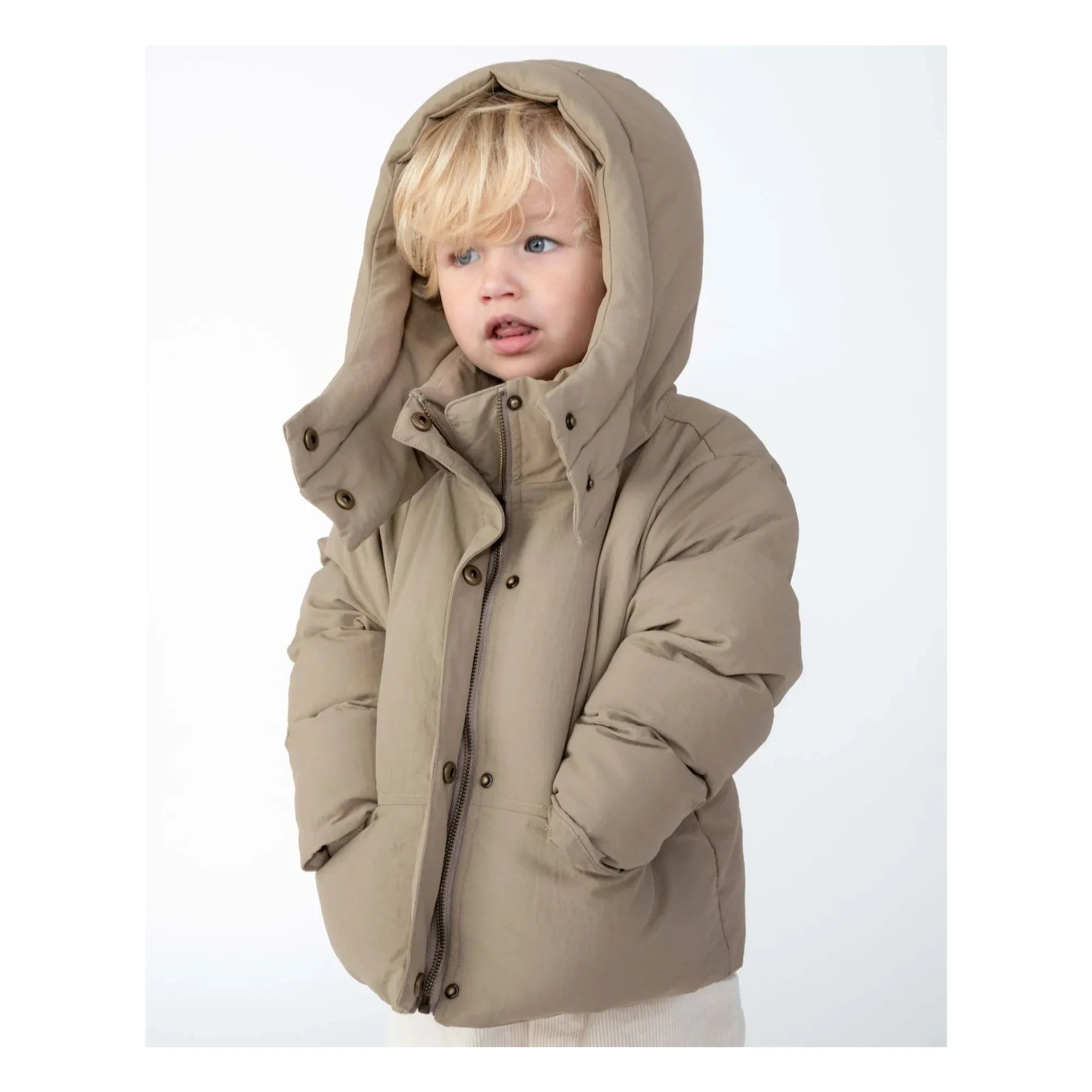 Donsje - Salvalo Coat | Grey Brown